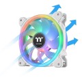 THERMALTAKE SWAFAN 12 RGB +KONTROLER +ZAMIENNE ŁOPATKI (REVERSE) - SNOW CL-F145-PL12SW-A - 1609088