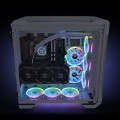 THERMALTAKE SWAFAN 12 RGB +KONTROLER +ZAMIENNE ŁOPATKI (REVERSE) - SNOW CL-F145-PL12SW-A - 1609092