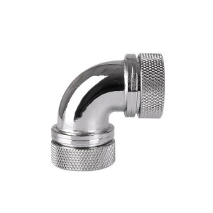 THERMALTAKE PACIFIC G1/4 X 16MM 90 ZŁĄCZKA KĄTOWA MĘSKI - MĘSKI - CHROME CL-W099-CA00SL-A