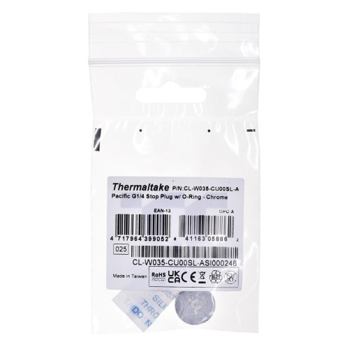 THERMALTAKE PACIFIC G1/4 KOREK - CHROME CL-W035-CU00SL-A - 1602595