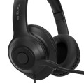 Targus AEH102GL słuchawki/zestaw słuchawkowy Przewodowa Opaska na głowę Połączenia/muzyka USB Typu-A Czarny - 1776123