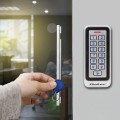 Zamek szyfrowy Qoltec RHEA z czytnikiem RFID | kod | karta | brelok | dzwonek | IP68 | EM - 1428899