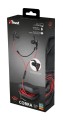 Słuchawki z mikrofonem Trust GXT 408 Cobra 23029 (kolor czarno-czerwony) - 1809968