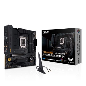 Płyta Asus TUF GAMING B760M-PLUS WIFI D4 /B760/DDR4/SATA3/M.2/USB3.2/WiFi/BT/PCIe5.0/s.1700/mATX