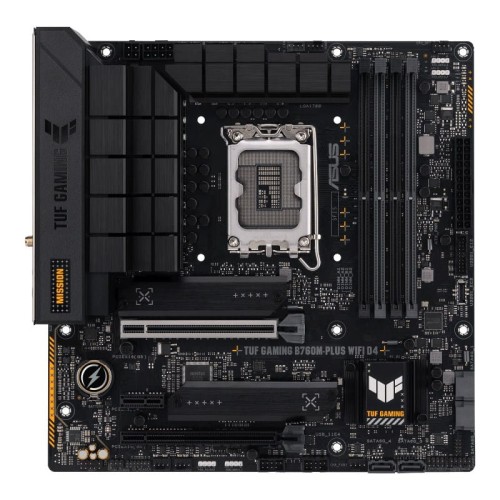 Płyta Asus TUF GAMING B760M-PLUS WIFI D4 /B760/DDR4/SATA3/M.2/USB3.2/WiFi/BT/PCIe5.0/s.1700/mATX - 1811461