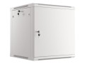 Szafa instalacyjna wisząca 19" 12U 600x600 szara drzwi metalowe Lanberg (flat pack) - 1128999