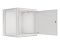 Szafa instalacyjna wisząca 19" 12U 600x600 szara drzwi metalowe Lanberg (flat pack) - 1128998