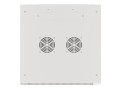 Szafa instalacyjna wisząca 19" 12U 600x600 szara drzwi metalowe Lanberg (flat pack) - 1129004