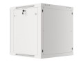 Szafa instalacyjna wisząca 19" 12U 600x600 szara drzwi metalowe Lanberg (flat pack) - 1129001
