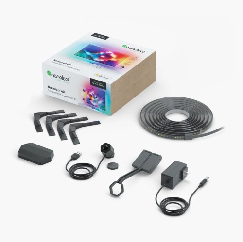 Nanoleaf 4D TV Screen Mirror + Light Strips Kit (for TV & Monitor up to 85'') - 1782901