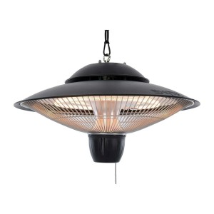 Promiennik podczerwieni Sunred BAR-1500H Heater, Barcelona Bright Hanging, moc 1500 W, Czarny