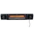 Promiennik podczerwieni Sunred SOUND-2000W Heater, Sun and Sound Ultra Wall, 2000 W, Czarny - 1793938