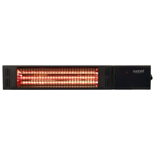 Promiennik podczerwieni Sunred RDS-15W-B Heater, Fortuna Ultra Wall, 1500 W, Czarny - 1793944