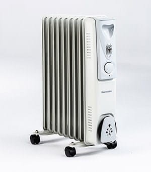 Grzejnik olejowy Ravanson OH-09 (2000W; kolor szary) - 1185439
