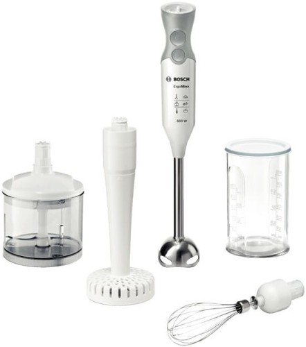Blender ręczny BOSCH MSM 66155 (600W; kolor biały, kolor szary) - 1749905