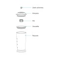POWERNEED KIELICHOWY BLENDER PRÓŻNIOWY SOUS VIDE 1500ML, 800W, 21000RPM, MAKS. 40ST.C, CZARNY, SF-711 - 888218