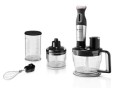 Blender ręczny Bosch Blender MaxoMixx MS8CM6190 1000 W Liczba prędkości 12 Tryb Turbo Kruszenie lodu Czarny/Stal nierdzewna - 1777308