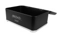 Chlebak Maestro MR-1677-AR-BL metalowy czarno-srebrny - 872941