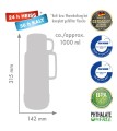 ROTPUNKT TERMOS SZKLANY POJ. 1,0 L, SILVER LIGHT ( - 1185780