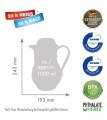 ROTPUNKT DZBANEK TERMOS, 1,0 L, BLACK CHERRY (CZAR - 1322565