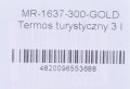 Termos turystyczny 3 l  MR-1637-300-GOLD Maestro - 1508595