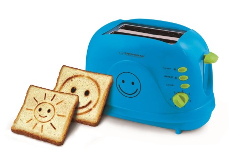 Toster Esperanza Smiley EKT003B niebieski - 890871