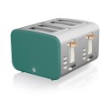SWAN TOSTER NORDIC ZIELONY 4 KROMKI ST14620GREN - 1148790