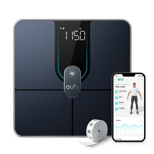 Waga łazien. EUFY Smart Scale P2 PRO Czarny - 1196474