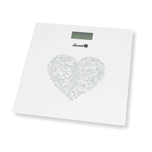 Waga szklana Łucznik BS-973 W1 (2,5-150kg) biała - 817191
