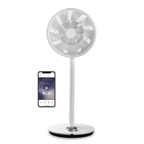 Duux Smart Fan Whisper Flex Stand Fan, Timer, Number of speeds 26, 3-27 W, Oscillation, Diameter 34 cm, White - 1788083