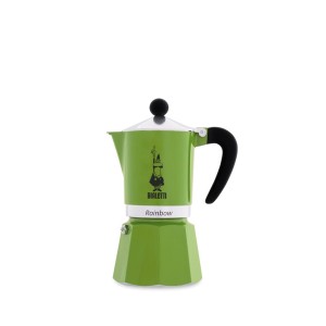 Bialetti Rainbow Kawiarka moka Czarny, Zielony