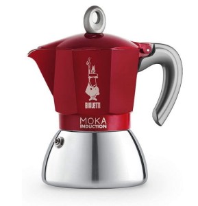 Bialetti kawiarka New Moka Induction 6tz czerwona