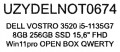 DELL VOSTRO 3520 i5-1135G7 8GB 256GB SSD 15,6" FHD Win11pro OPEN BOX QWERTY - 1815669