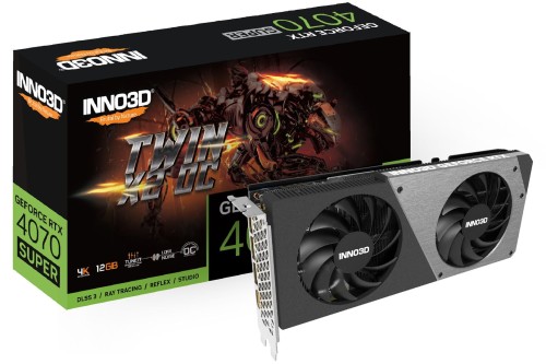 Karta graficzna INNO3D GeForce RTX 4070 SUPER TWIN X2 OC - 1815717