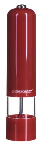 Młynek do pieprzu Esperanza "Malabar" czerwony - 946405