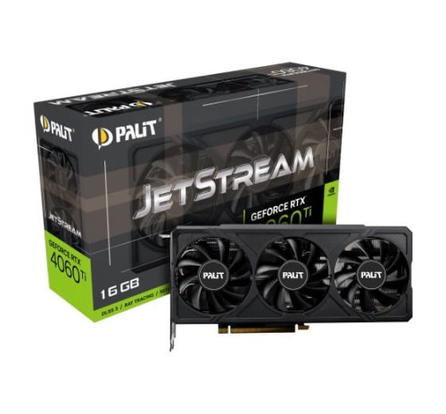 Karta graficzna Palit GeForce RTX 4060 Ti JetStream 16GB GDDR6 - 1815765