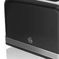 Toster Swan RETRO ST19010BN (810 W; kolor czarny) - 1122654