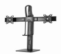 GEMBIRD STOJAK BIURKOWY NA DWA MONITORY Z REGULACJĄ WYSOKOŚCI 17-27, VESA 100X100MM, DO 6 KG - 1736085