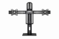 GEMBIRD STOJAK BIURKOWY NA DWA MONITORY Z REGULACJĄ WYSOKOŚCI 17-27, VESA 100X100MM, DO 6 KG - 1736081