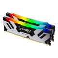 Pamięć niebinarna DDR5 Kingston Fury Renegade RGB 48GB (2x24GB) 6400MHz CL32 1,4V Silver - 1759730