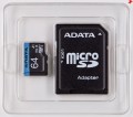 Karta pamięci ADATA microSDXC/SDHC Premier 64GB UHS-I Class 10 + adapter - 1796137