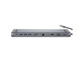 Stacja dokująca HUB USB Typ-C Maclean MCTV-850, HDMI / USB 3.0 / USB-C / VGA/ RJ-45 / PD (Power Delivery), aluminiowa obudowa - 1818789