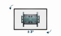 GEMBIRD REGULOWANY UCHWYT ŚCIENNY LCD 40"-80" VESA MAX 600 X 400MM, DO 50KG - 1633218