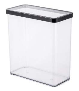 Rotho Pojemnik na przysmaki wysoki 3.2L LOFT transparentny/czarny