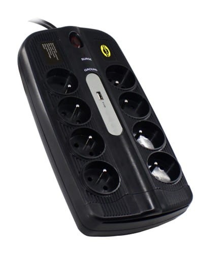 Listwa przeciwprzepięciowa Orvaldi ORV-8PL z ładowarką 1xUSB 3.0 (3m) - 914463