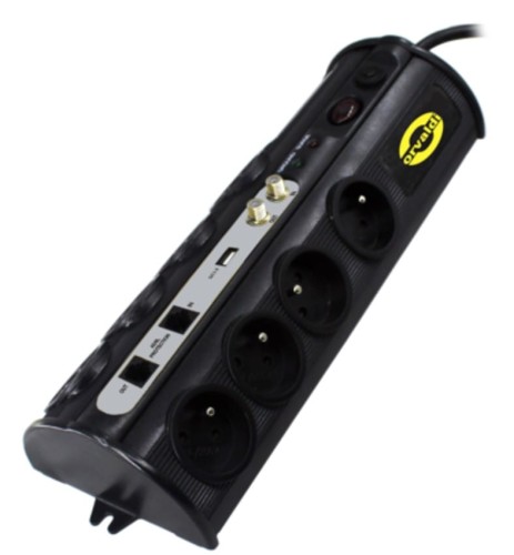Listwa przeciwprzepięciowa Orvaldi ORV-8PL Home z ładowarką 1xUSB 3.0 (3m) - 914461