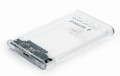 Obudowa zewnętrzna Gembird na dysk 2.5&amp;quot; SATA HDD USB 3.0 (przezroczysta) - 725962