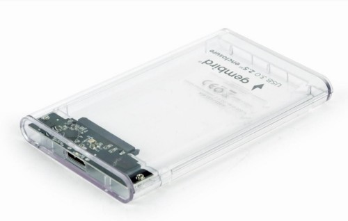 Obudowa zewnętrzna Gembird na dysk 2.5&amp;quot; SATA HDD USB 3.0 (przezroczysta) - 725962