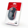 Mysz Gembird MUSW-4B-03-R (czarno-czerwona) - 1829084