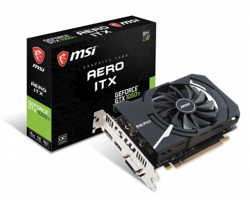 MSI GeForce GTX 1050 Ti Aero ITX OCV1 4GB - 1830450